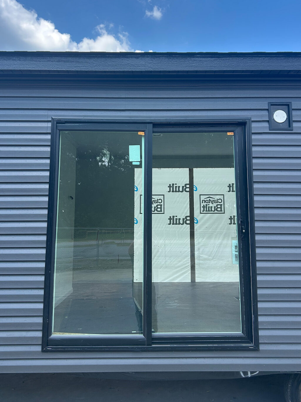 Black Sliding Glass Door